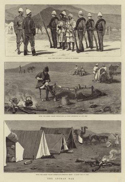 La Guerra Afgana de John Charles Dollman